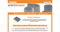 Desktop Screenshot of amecthermasol.co.uk