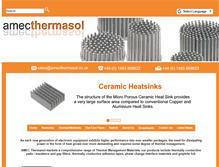 Tablet Screenshot of amecthermasol.co.uk